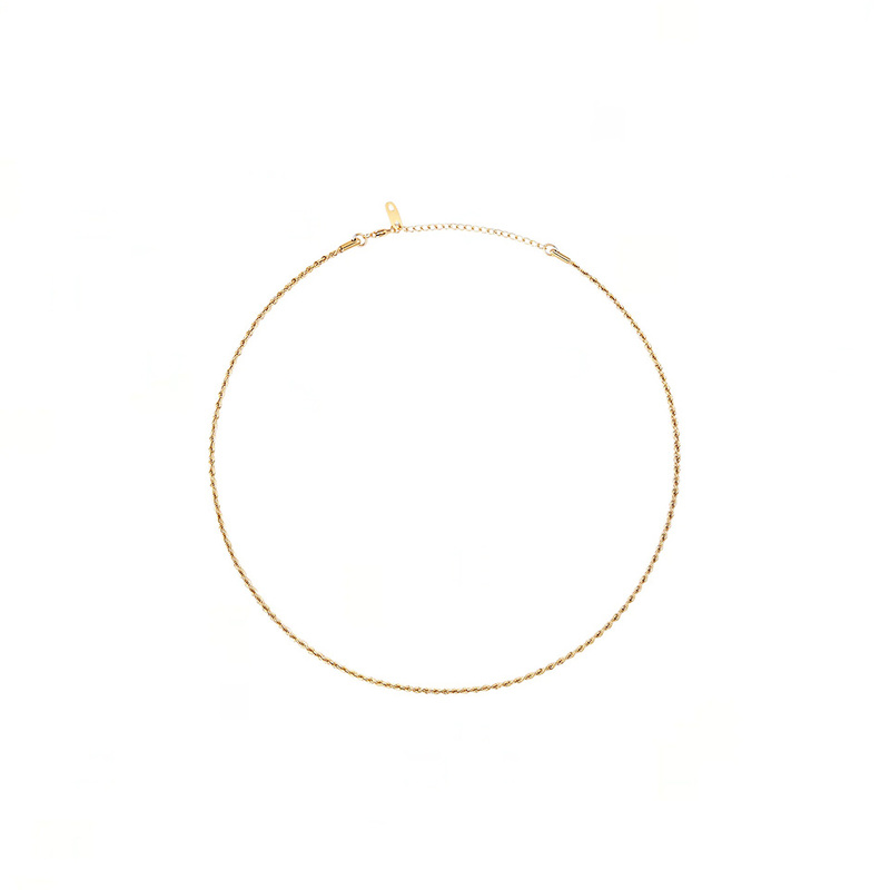 Mockberg Thin rope Halsband gold MO557, handla denna klocka online eller i butik hos klockmaster