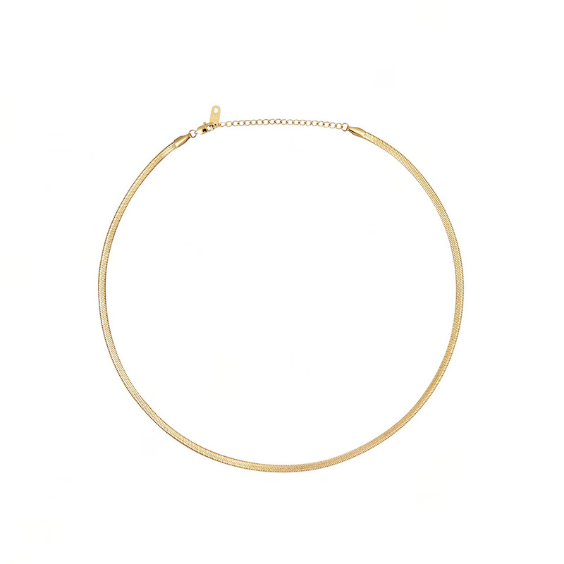 Mockberg Thin snake Halsband gold MO577, handla denna klocka online eller i butik hos klockmaster
