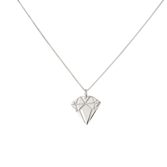 Emma Israelsson Silver Diamond Halsband 45cm neck040, handla denna klocka online eller i butik hos klockmaster