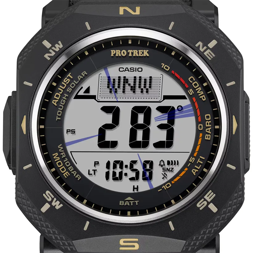 CASIO Pro Trek Solar 46.5mm PRG-69B-1ER, klocka som du kan handla till bra pris hos oss på Klockmaster.