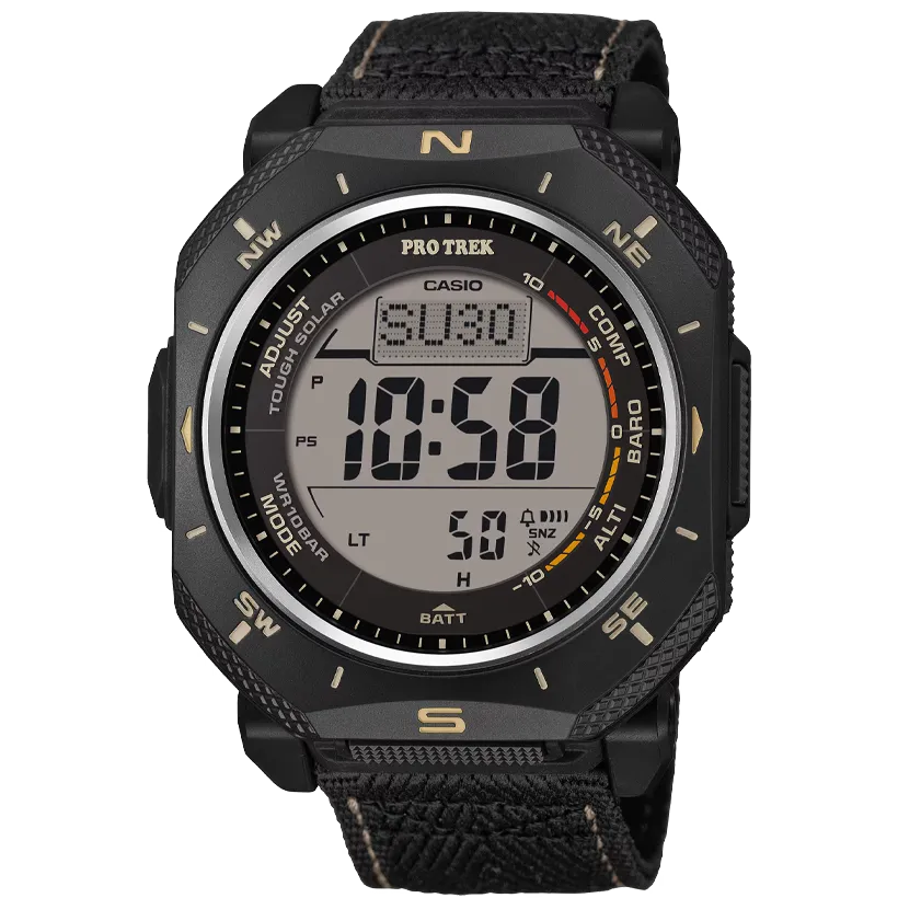 CASIO Pro Trek Solar 46.5mm PRG-69B-1ER, handla denna klocka online eller i butik hos klockmaster