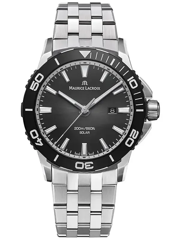 Maurice Lacroix Pontos Diver Solar 41mm PT1008-SSL22-330-1, handla denna klocka online eller i butik hos klockmaster