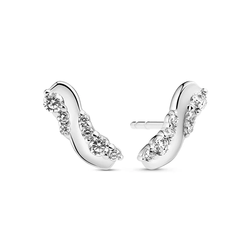 Örhängen Ellera Waves Altro Silver Sif Jakobs SJ-E2759-CZ, handla denna klocka online eller i butik hos klockmaster