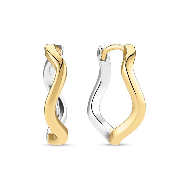 Örhängen Ellera Waves Pianura Grande Guld/Silver Sif Jacobs SJ-E3869-2YG, handla denna klocka online eller i butik hos klockmaster