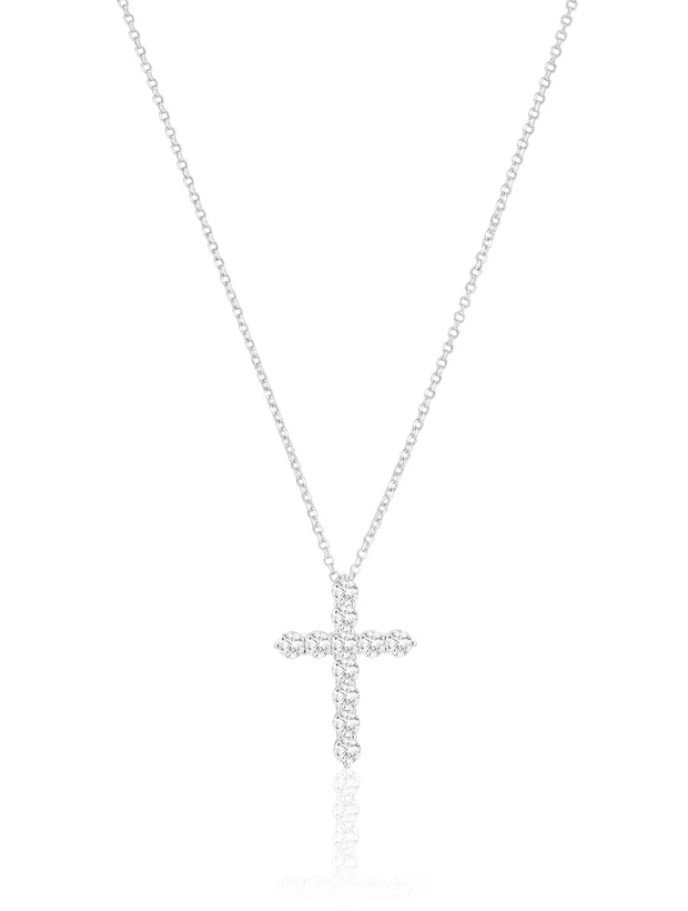 Sif Jakobs Halsband Belluno Croce - Silver SJ-N2394-CZ, handla denna klocka online eller i butik hos klockmaster