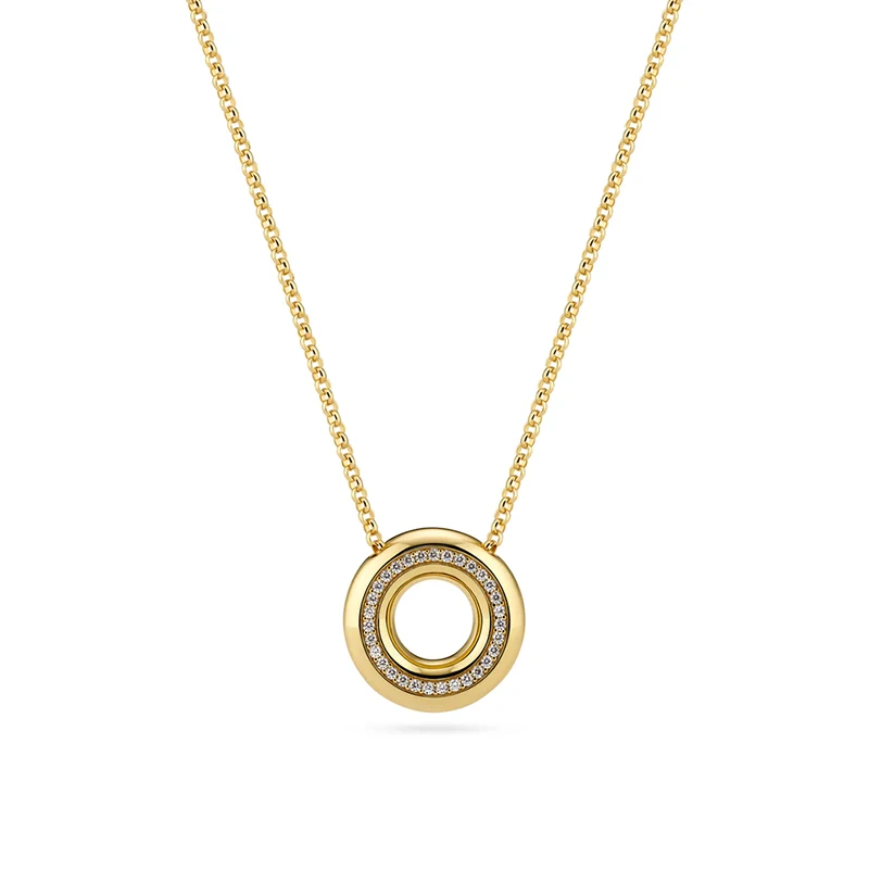 Halsband Palermo Guld - Sif Jakobs SJ-N2478-CZ-YG, handla denna klocka online eller i butik hos klockmaster