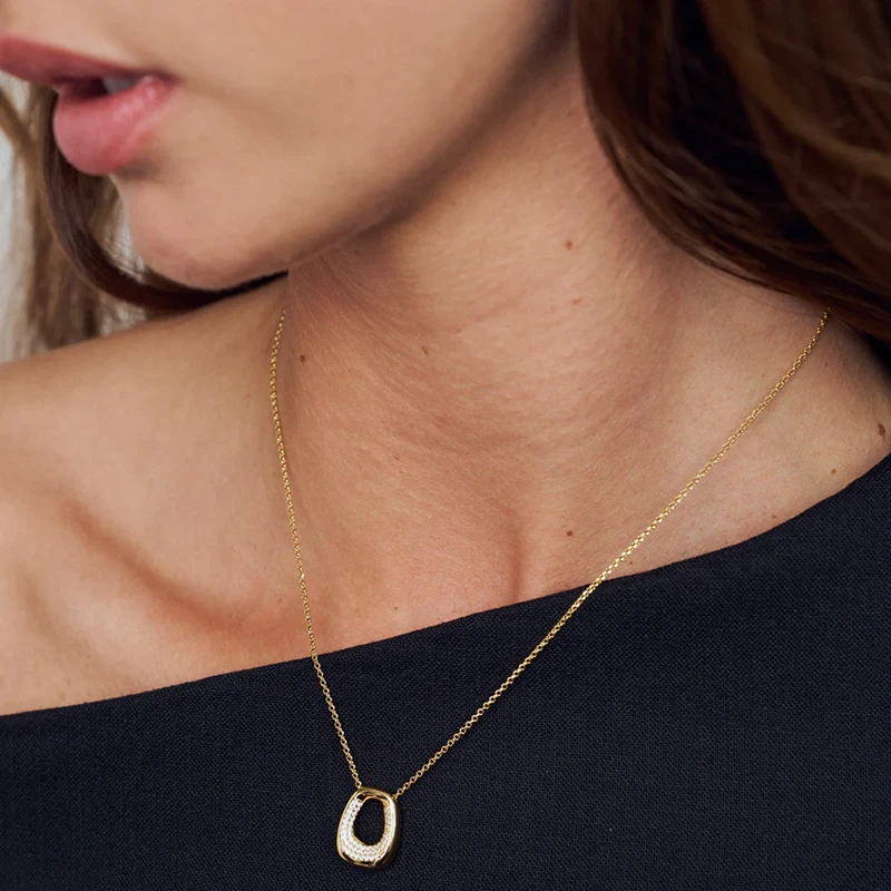Halsband Borsa Piccolo Guld Sif Jakobs SJ-N2620-CZ-YG, klocka som du kan handla till bra pris hos oss på Klockmaster.