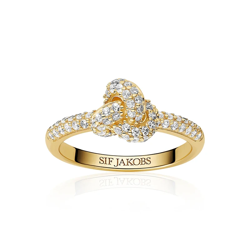 Ring Imperia Piccolo Guld 16,6mm Sif Jakobs SJ-R10751-CZ-YG-52, handla denna klocka online eller i butik hos klockmaster