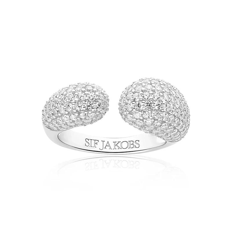 Ring Goccia Silver 17,8mm Sif Jakobs SJ-R2481-CZ-56, handla denna klocka online eller i butik hos klockmaster