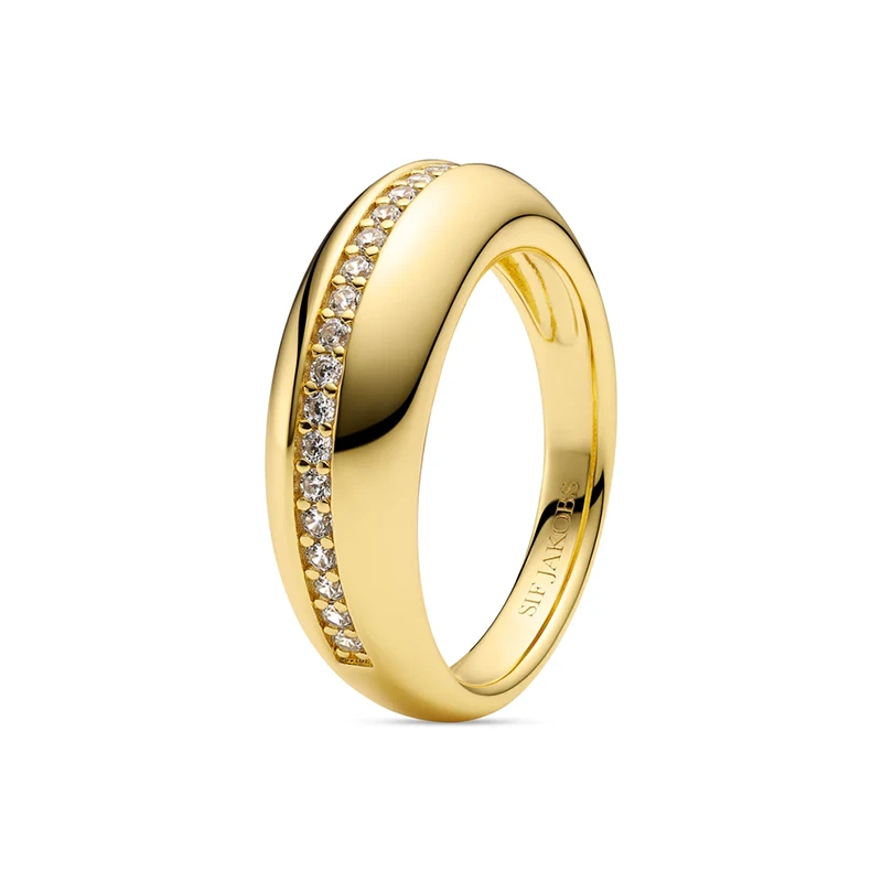 Ring Palermo Guld 17,2mm Sif Jakobs SJ-R2588-CZ-YG-54, handla denna klocka online eller i butik hos klockmaster