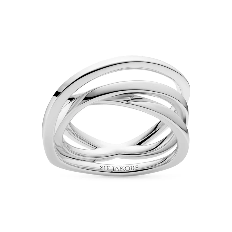 Ring Spirale Pianura Silver 17,8mm Sif Jakobs SJ-R2590-56, klocka som du kan handla till bra pris hos oss på Klockmaster.