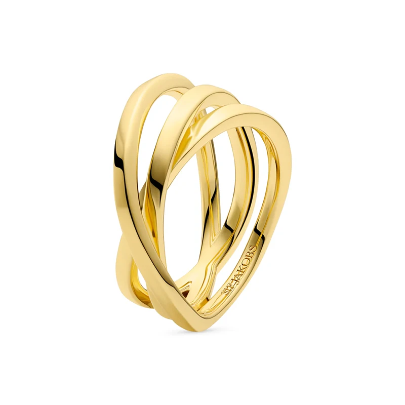 Ring Spirale Pianura Guld 17,8mm Sif Jakobs SJ-R2590-YG-56, handla denna klocka online eller i butik hos klockmaster