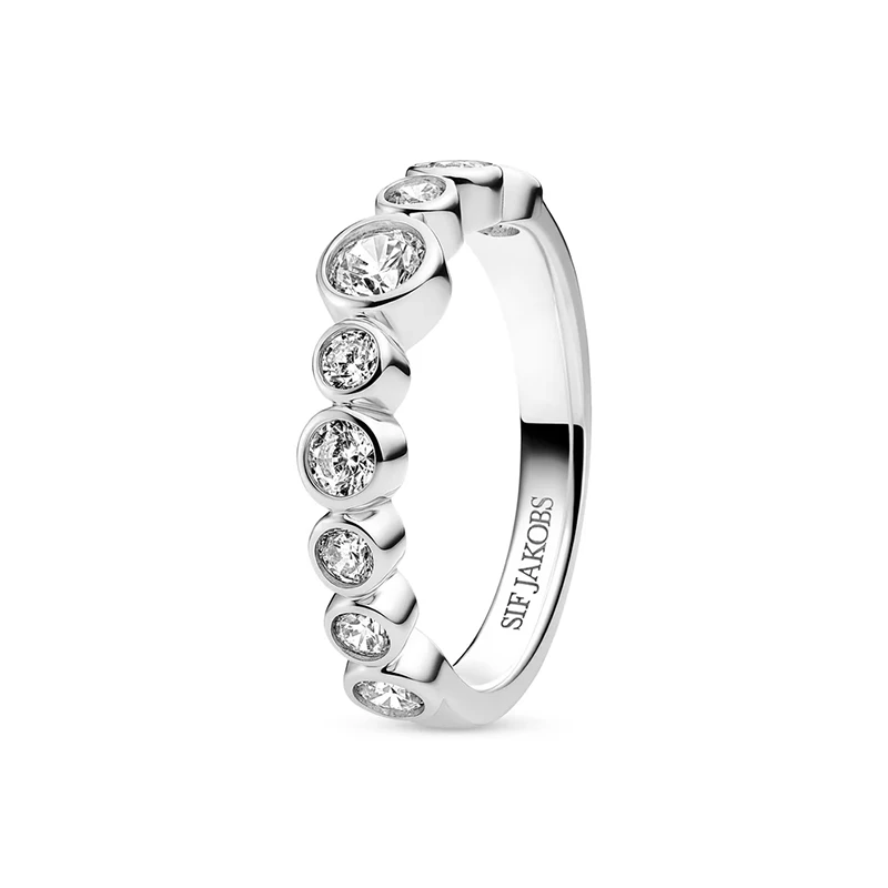 Ring Sardinien Silver 17,8mm Sif Jakobs SJ-R2770-CZ-56, klocka som du kan handla till bra pris hos oss på Klockmaster.