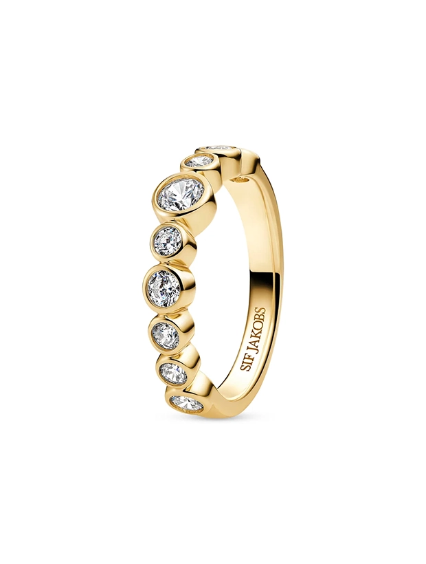 Sif Jakobs Ring Sardinien 17.2mm - Guld SJ-R2770-CZ-YG-54, klocka som du kan handla till bra pris hos oss på Klockmaster.