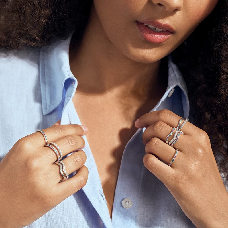 Ring Ellera Waves Silver 17,2mm Sif Jakobs SJ-R3869-CZ-54, klocka som du kan handla till bra pris hos oss på Klockmaster.