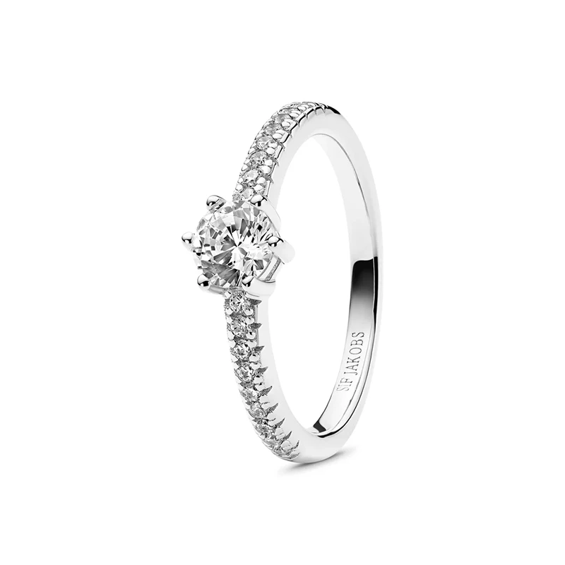 Ring Ellera Uno Grande Silver 17,8mm Sif Jakobs SJ-R42282-CZ-56, klocka som du kan handla till bra pris hos oss på Klockmaster.