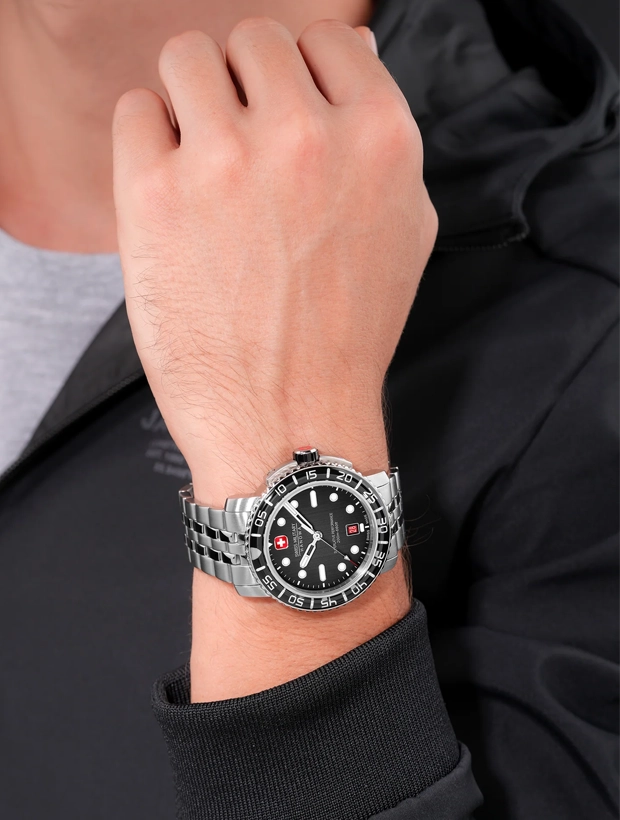 Swiss Military Hanowa Black Marlin 41mm SMWGH0001702, klocka som du kan handla till bra pris hos oss på Klockmaster.