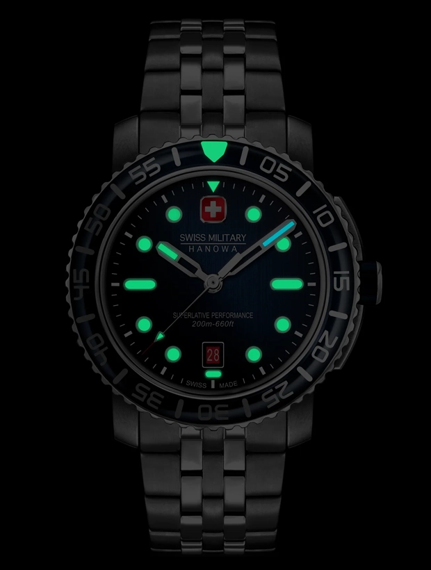 Swiss Military Hanowa Black Marlin 41mm SMWGH0001703, klocka som du kan handla till bra pris hos oss på Klockmaster.