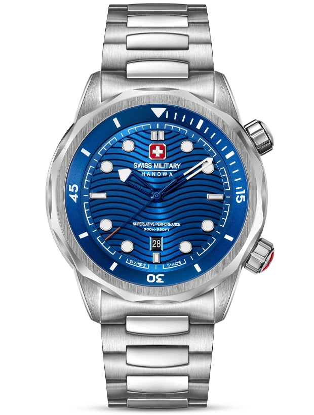 Swiss Military Hanowa Breakwater 44mm SMWGH0006403, handla denna klocka online eller i butik hos klockmaster