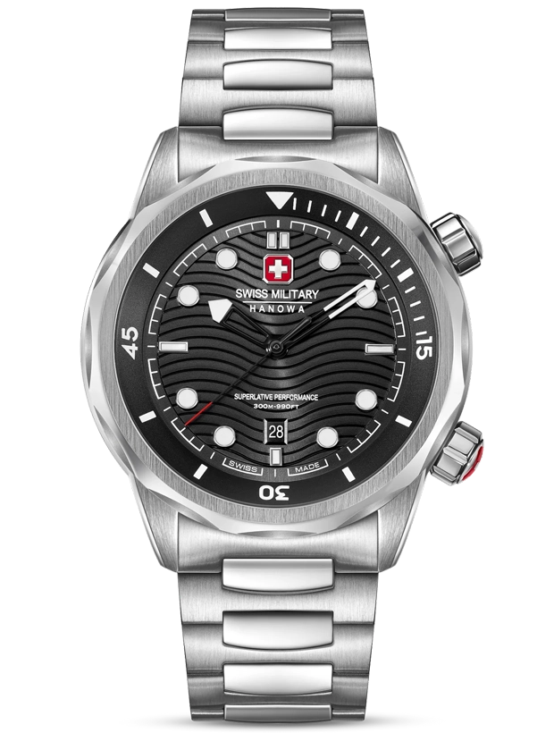 Swiss Military Hanowa Breakwater 43mm SMWGH0006404, handla denna klocka online eller i butik hos klockmaster