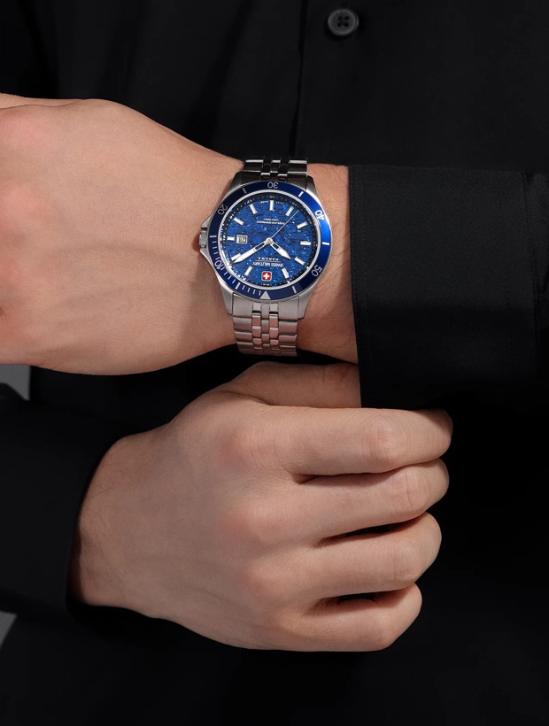 Swiss Military Hanowa Flagship Elements Water 42mm SMWGH0006701, klocka som du kan handla till bra pris hos oss på Klockmaster.