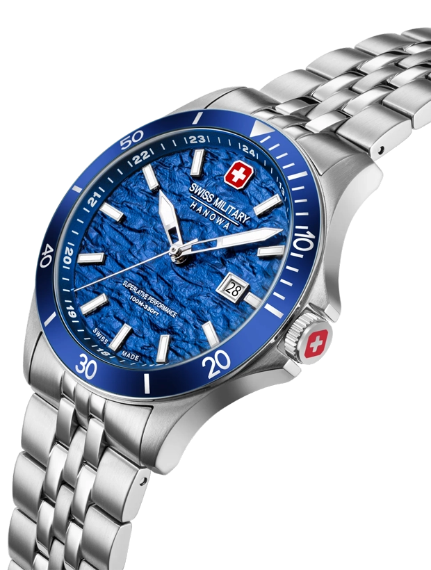 Swiss Military Hanowa Flagship Elements Water 42mm SMWGH0006701, klocka som du kan handla till bra pris hos oss på Klockmaster.