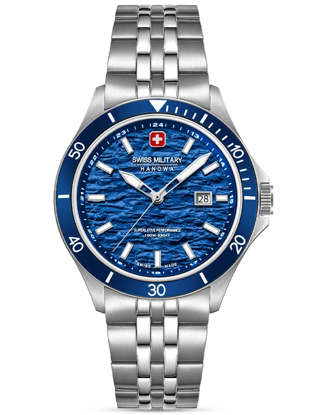 Swiss Military Hanowa Flagship Elements Water 42mm SMWGH0006701, handla denna klocka online eller i butik hos klockmaster