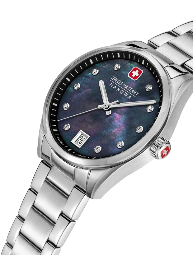 Swiss Military Hanowa Roadrunner Lady Sparkle 35mm SMWLH0005002, klocka som du kan handla till bra pris hos oss på Klockmaster.