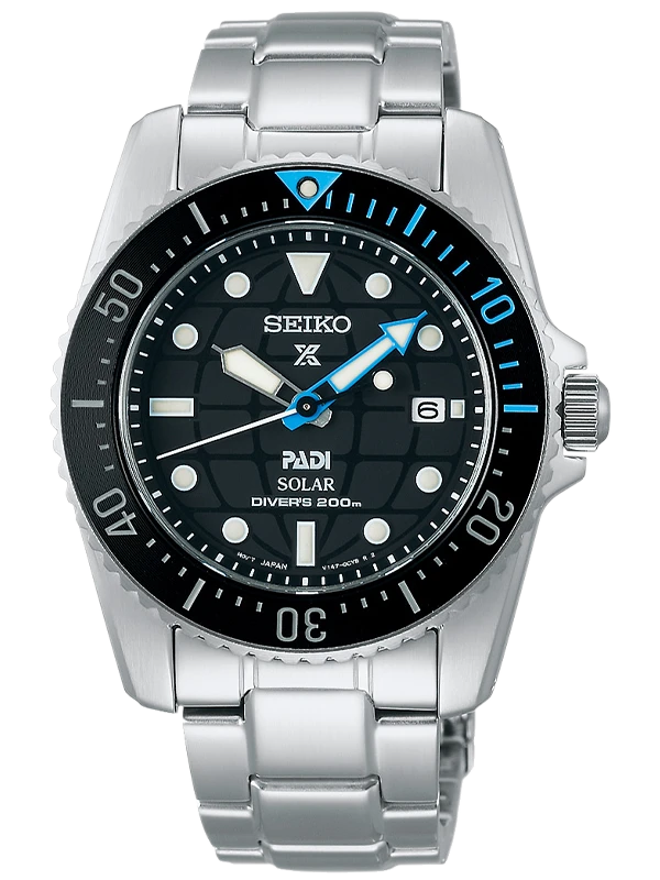 SEIKO Prospex Solar Divers PADI 38.5mm SNE575P1, handla denna klocka online eller i butik hos klockmaster