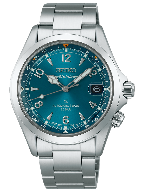 SEIKO Prospex Alpinist 40mm Tealpine SPB503J1, handla denna klocka online eller i butik hos klockmaster