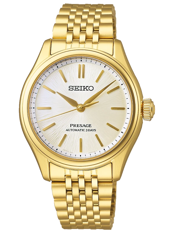 SEIKO Presage Classic Automatic 36mm Shiro-iro SPB524J1, handla denna klocka online eller i butik hos klockmaster