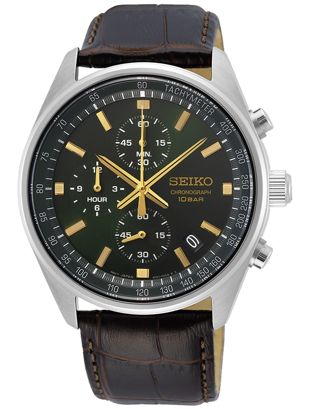 SEIKO Classic Chronograph 41.5mm SSB385P1, handla denna klocka online eller i butik hos klockmaster