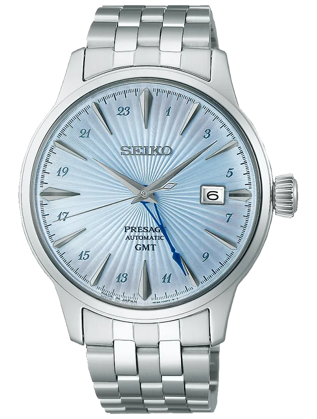 SEIKO Presage Cocktail Time GMT 40mm SSK037J1, handla denna klocka online eller i butik hos klockmaster