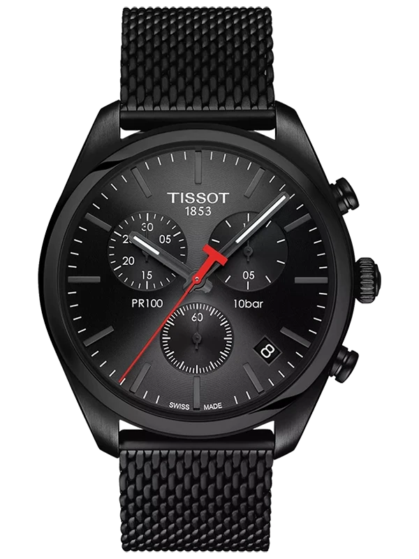 TISSOT PR 100 Chronograph 41mm T1014173305100, handla denna klocka online eller i butik hos klockmaster