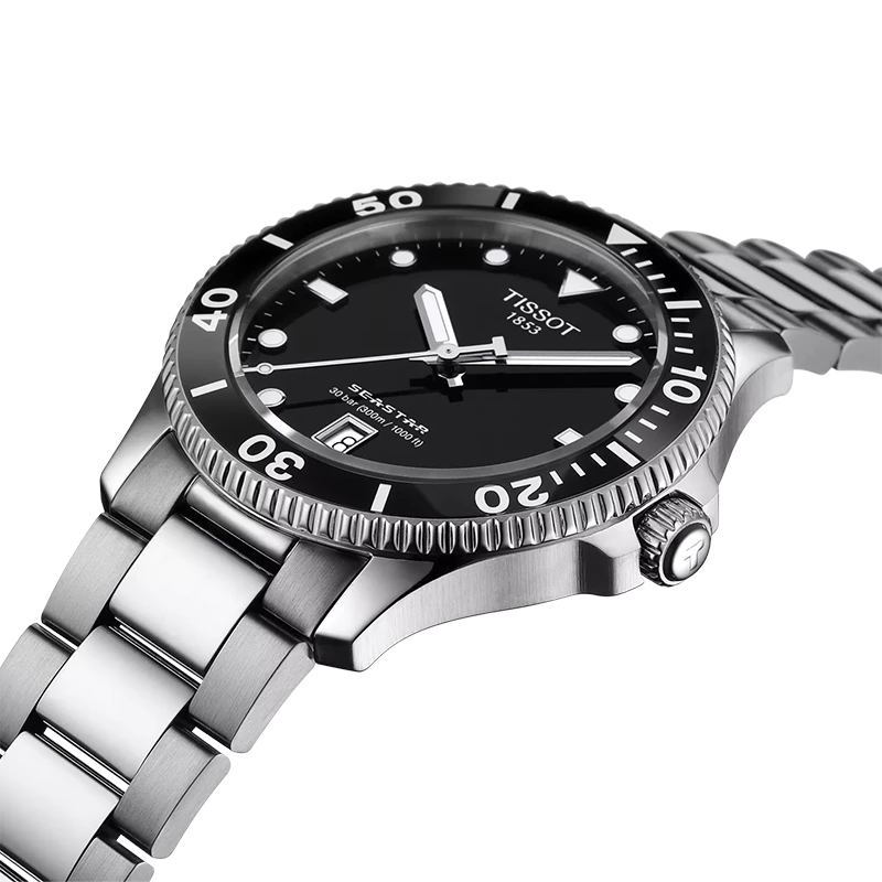 TISSOT Seastar 1000 40mm, klocka som du kan handla till bra pris hos oss på Klockmaster.