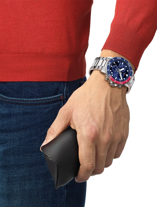 TISSOT Seastar 1000 Chronograph 45mm T1204171104103, klocka som du kan handla till bra pris hos oss på Klockmaster.