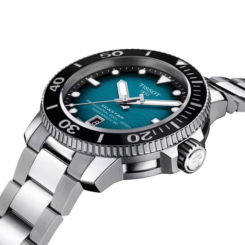 TISSOT Seastar 2000 Powermatic 80 46mm, klocka som du kan handla till bra pris hos oss på Klockmaster.