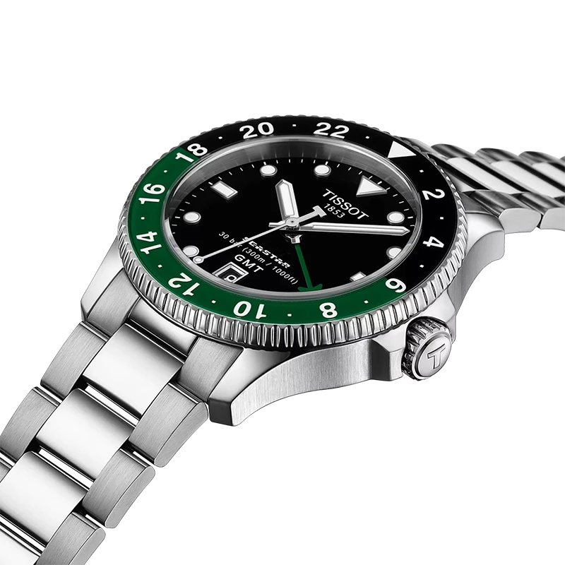 TISSOT Seastar 1000 GMT 40mm, klocka som du kan handla till bra pris hos oss på Klockmaster.