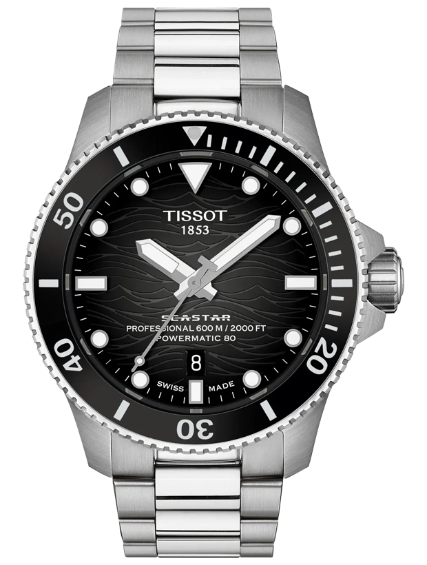 TISSOT Seastar 2000 44mm T1209071105100, handla denna klocka online eller i butik hos klockmaster