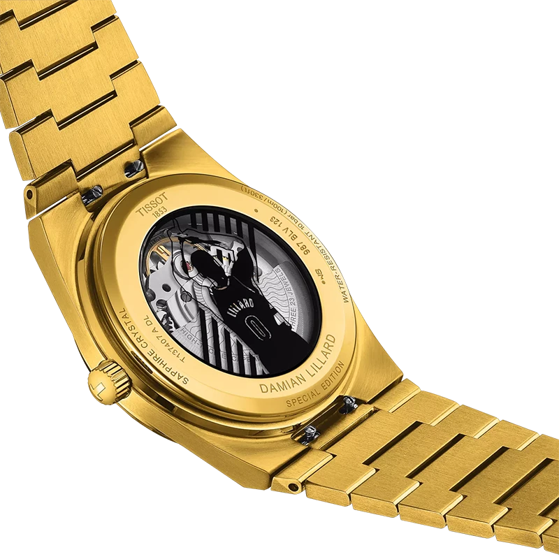 TISSOT PRX Automatic 40mm Damian Lillard Special Edition, klocka som du kan handla till bra pris hos oss på Klockmaster.