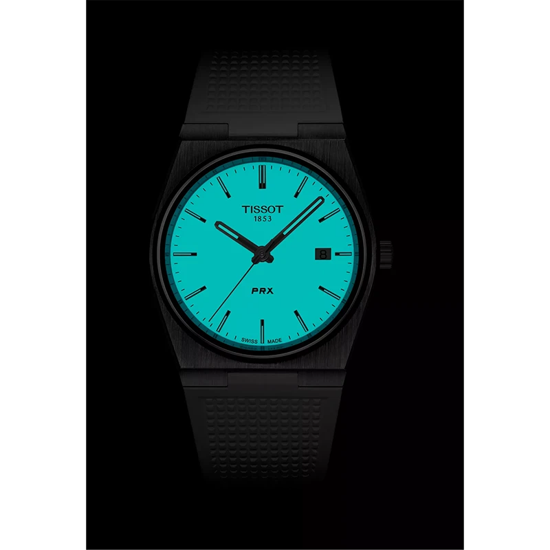 TISSOT PRX Super-LumiNova 40mm T1374101701100, klocka som du kan handla till bra pris hos oss på Klockmaster.