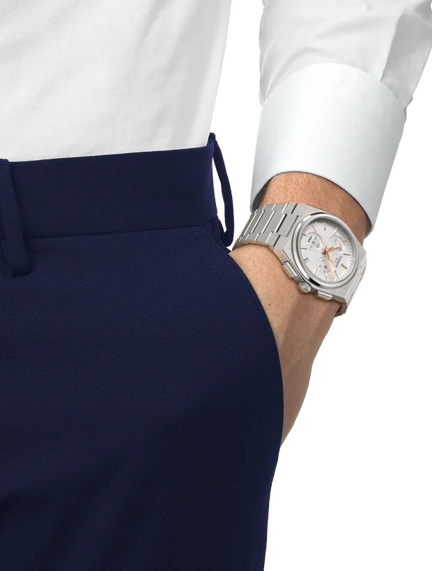 TISSOT PRX Chronograph 41mm T1374171103100, klocka som du kan handla till bra pris hos oss på Klockmaster.