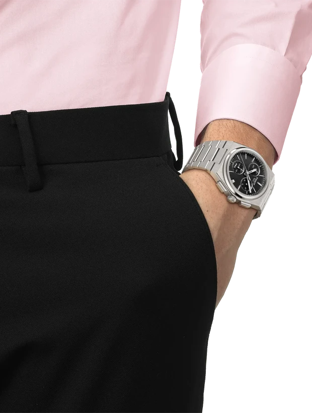TISSOT PRX Chronograph 41mm T1374171105100, klocka som du kan handla till bra pris hos oss på Klockmaster.