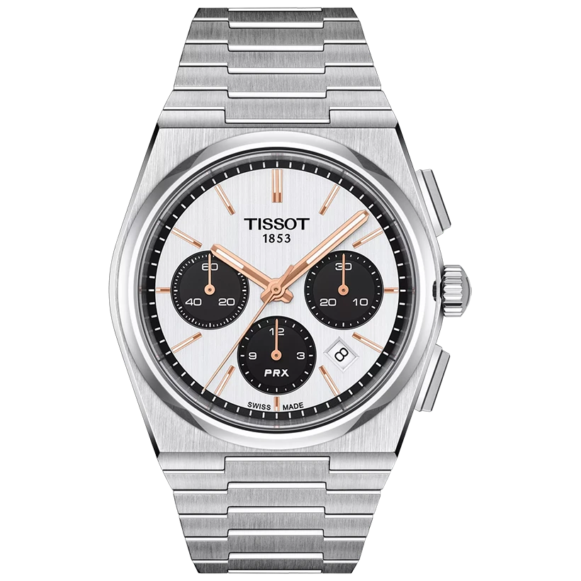 TISSOT PRX Automatic Chronograph 42mm T1374271101100, handla denna klocka online eller i butik hos klockmaster