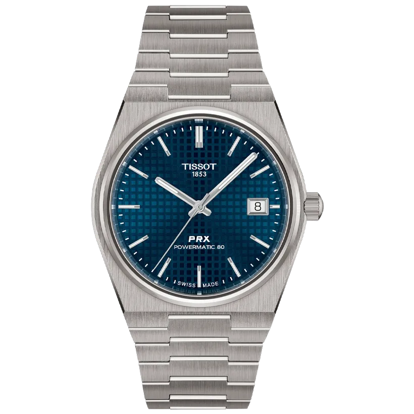 TISSOT PRX Automatic Titanium 38mm T1378074404100, handla denna klocka online eller i butik hos klockmaster