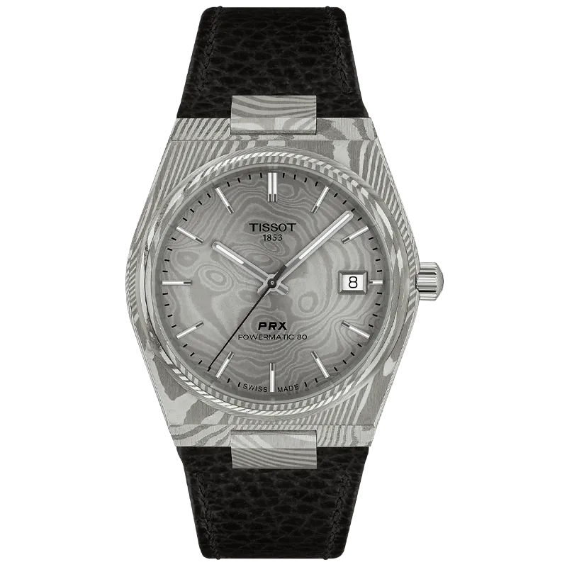 TISSOT PRX Automatic Damascus Steel 38mm T1378079608100, handla denna klocka online eller i butik hos klockmaster