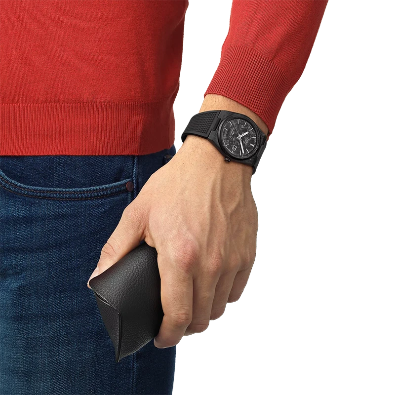 TISSOT PRX Automatic Carbon 40.5mm, klocka som du kan handla till bra pris hos oss på Klockmaster.