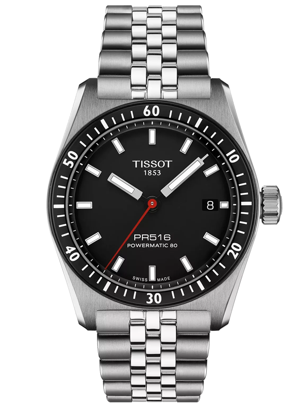 TISSOT PR516 38mm T1494071105100, handla denna klocka online eller i butik hos klockmaster