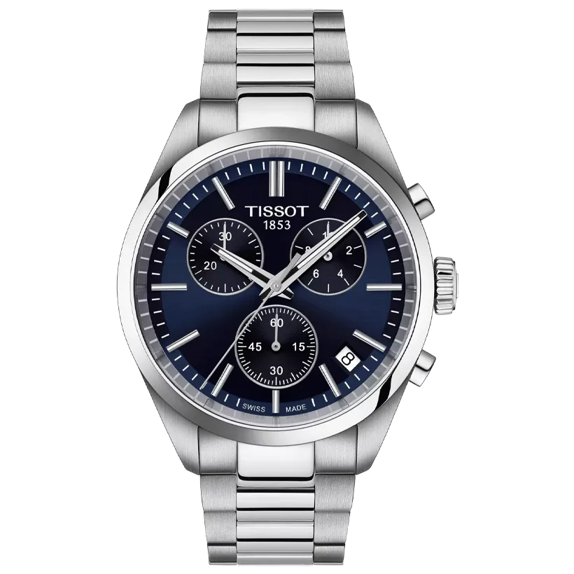 TISSOT PR 100 Chronograph 40mm T1504171104100, handla denna klocka online eller i butik hos klockmaster