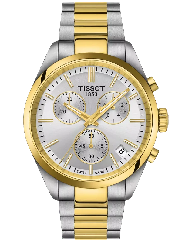 TISSOT PR 100 Chronograph 40mm T1504172203100, handla denna klocka online eller i butik hos klockmaster